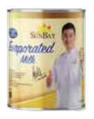 Sunbay Evaporated Milk 380 gr